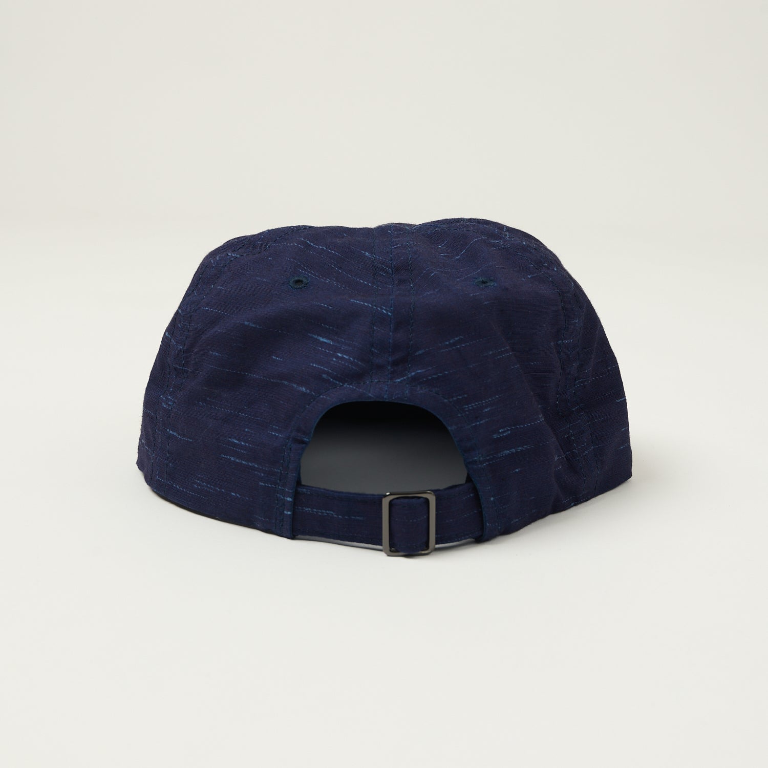 Sublime Long Brim 6 Panel Cap - Indigo Sazanami
