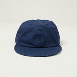 Sublime Long Brim 6 Panel Cap - Indigo Dot