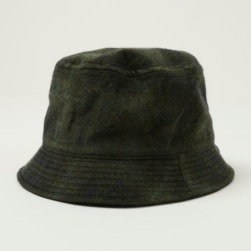Sublime Needle Check Bucket Hat - Green