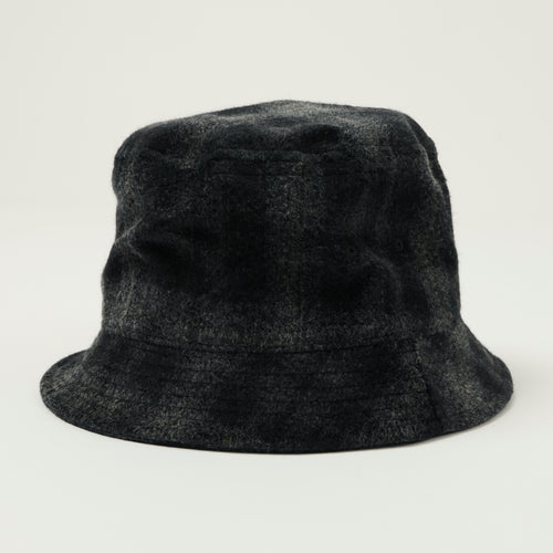 Sublime Needle Check Bucket Hat - Black