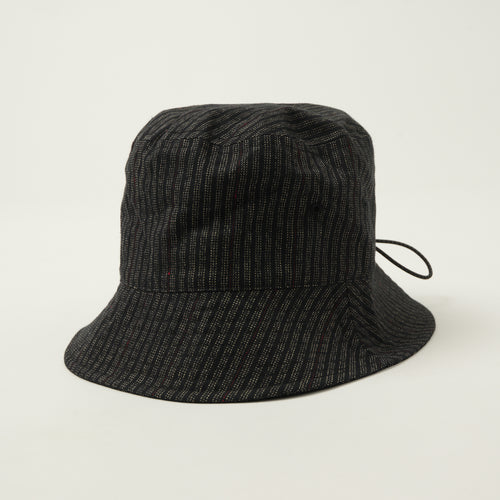 Sublime 'Tradition' Schonherr Stripe Bucket Hat - Black