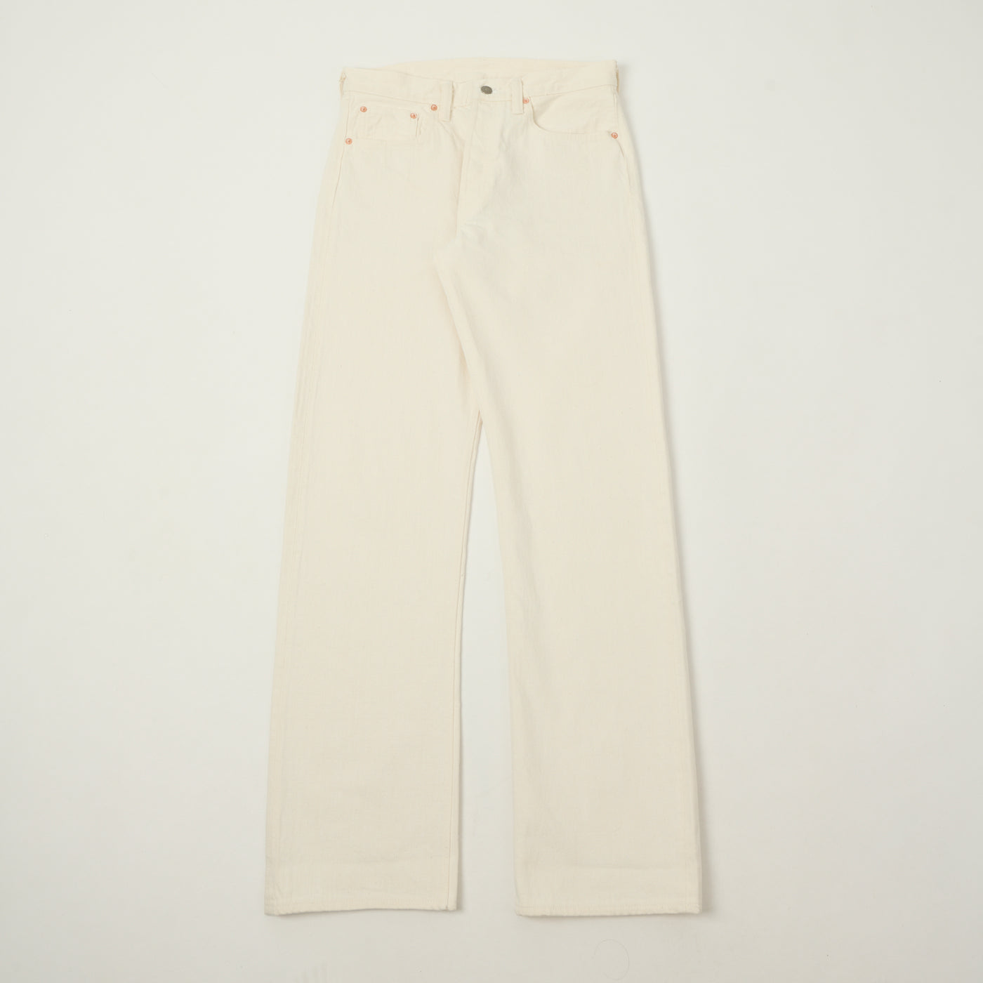 Sugar Cane 1947 Model 13oz Regular Straight Jean - Ecru