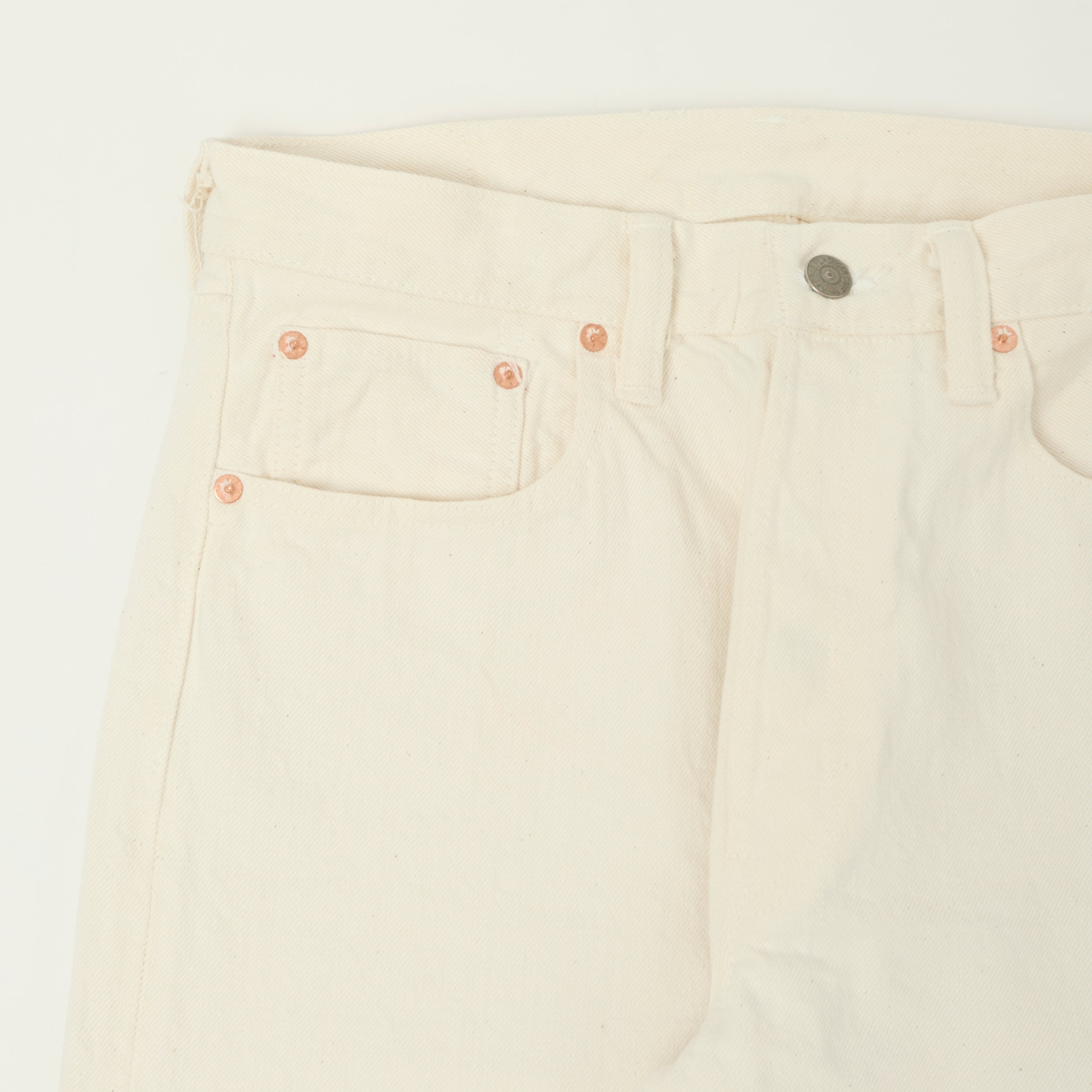 Sugar Cane 1947 Model 13oz Regular Straight Jean - Ecru