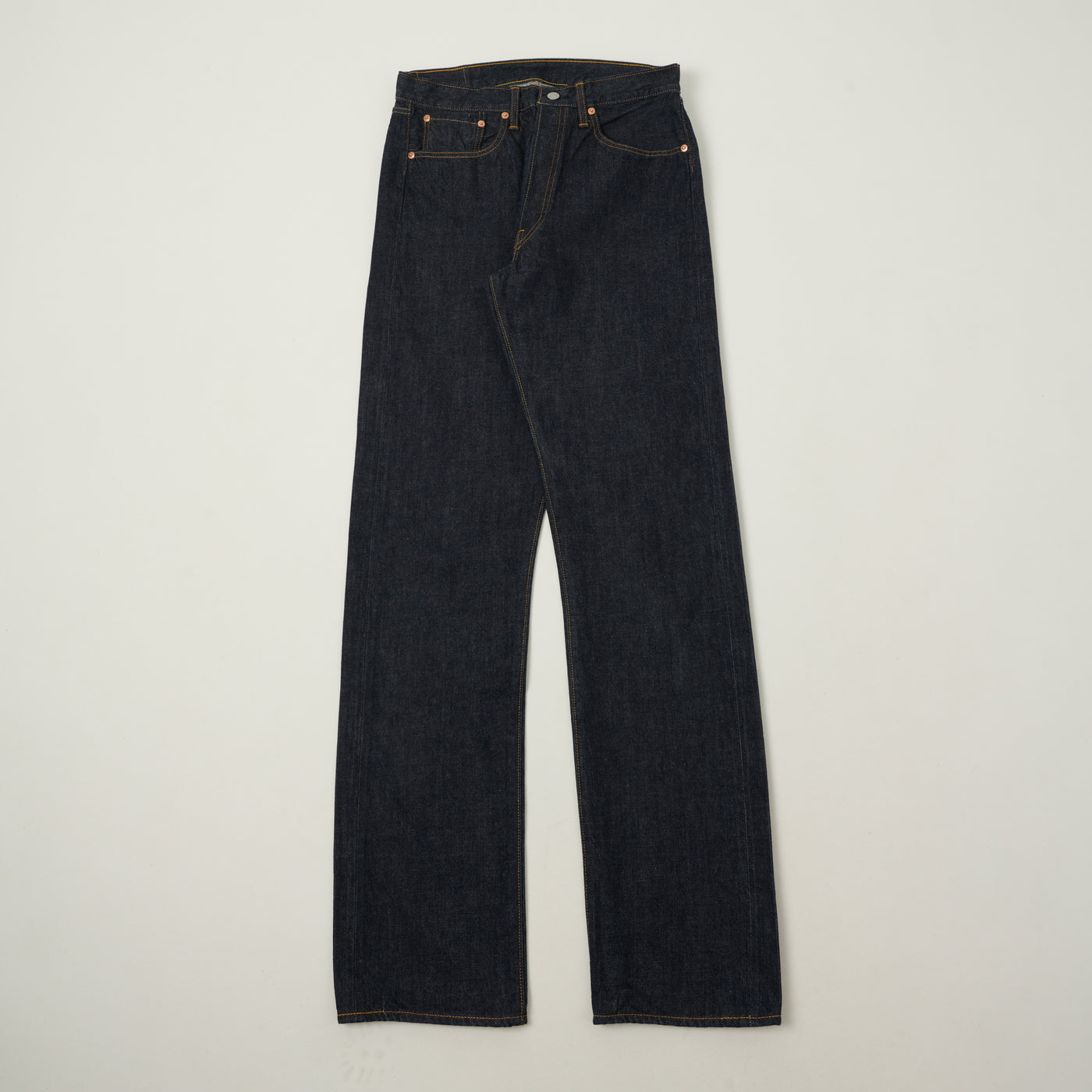 Sugar Cane 1966 Model 14oz Regular Taper Jean - One Wash