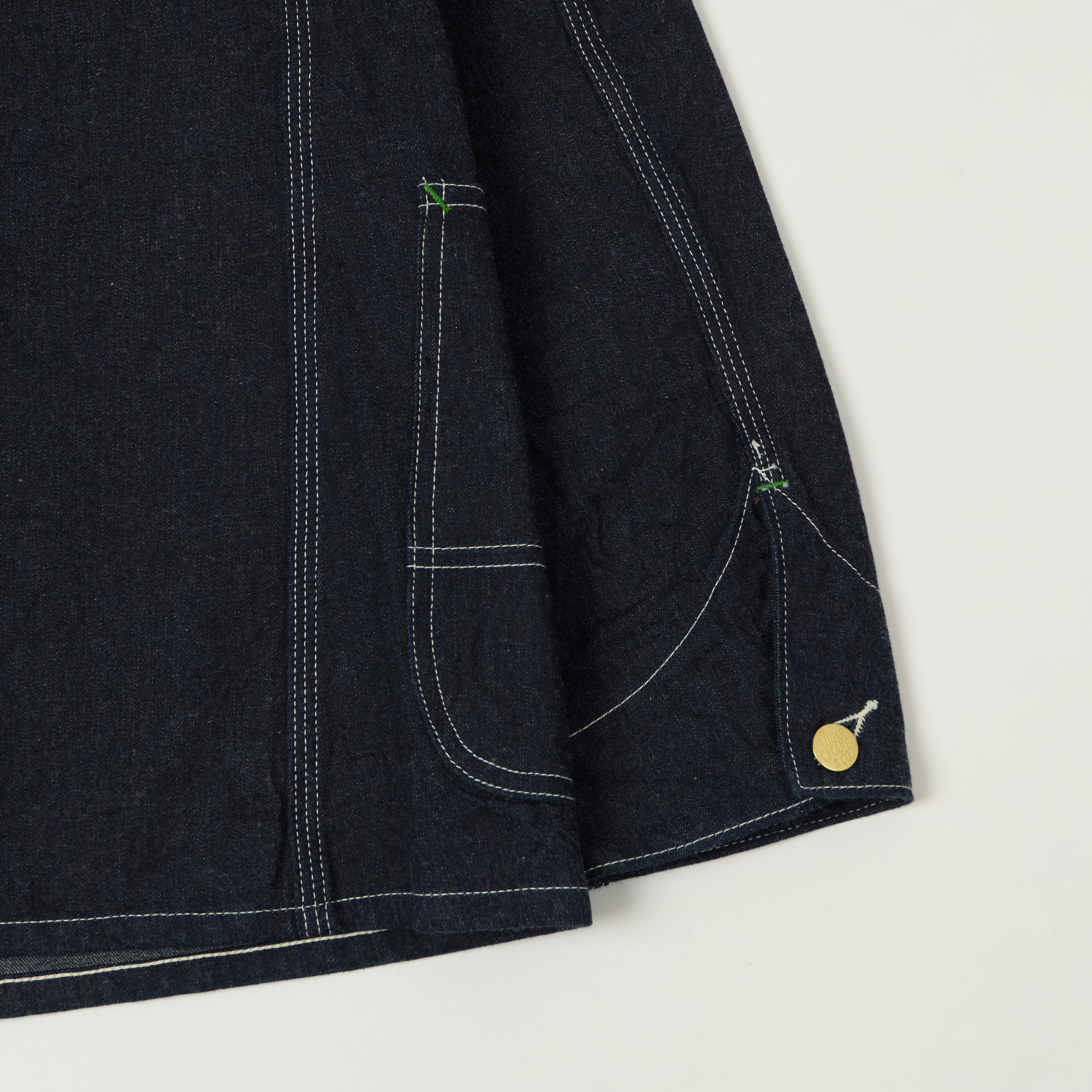 Sugar Cane 11oz. Denim Work Coat - One Wash