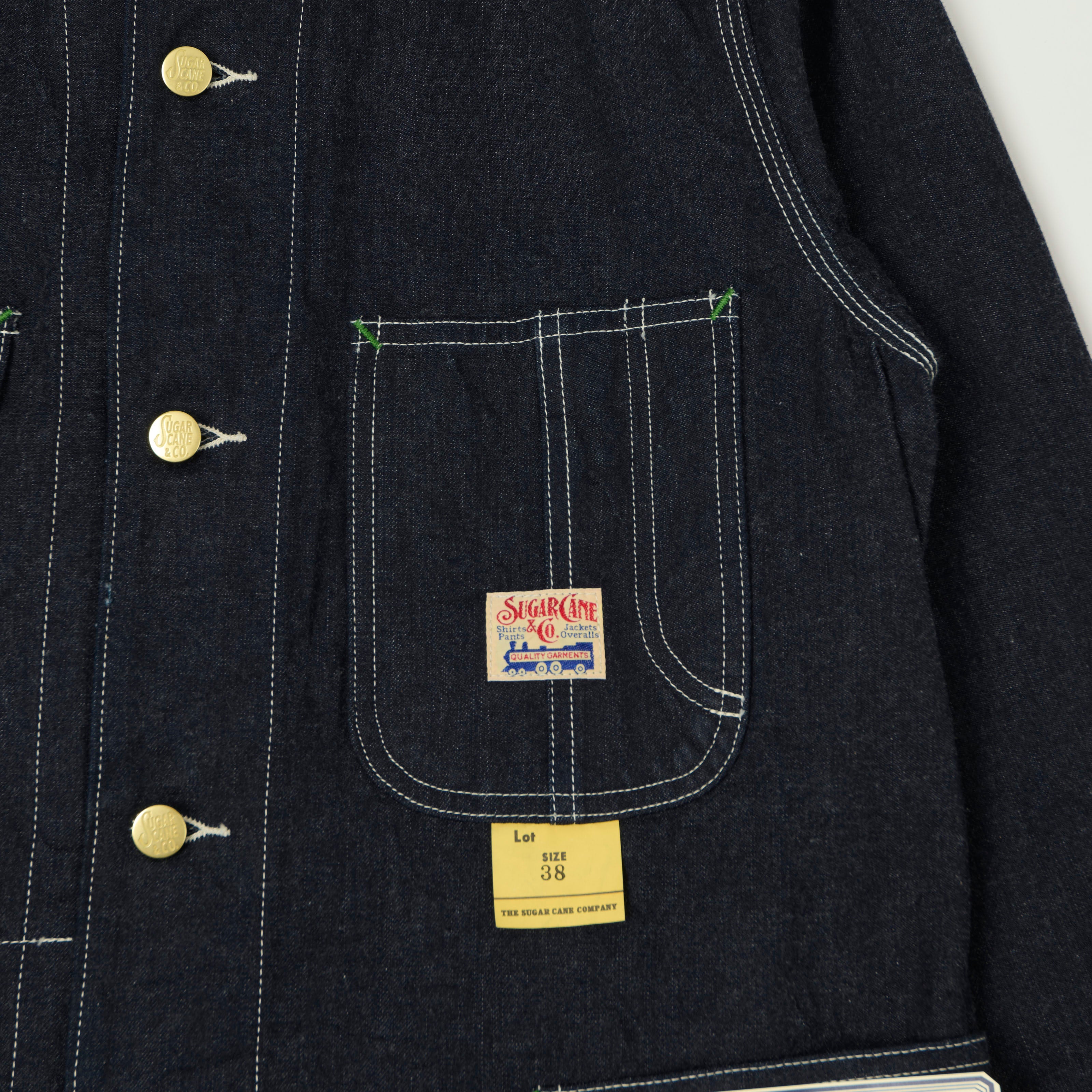 Sugar Cane 11oz. Denim Work Coat - One Wash