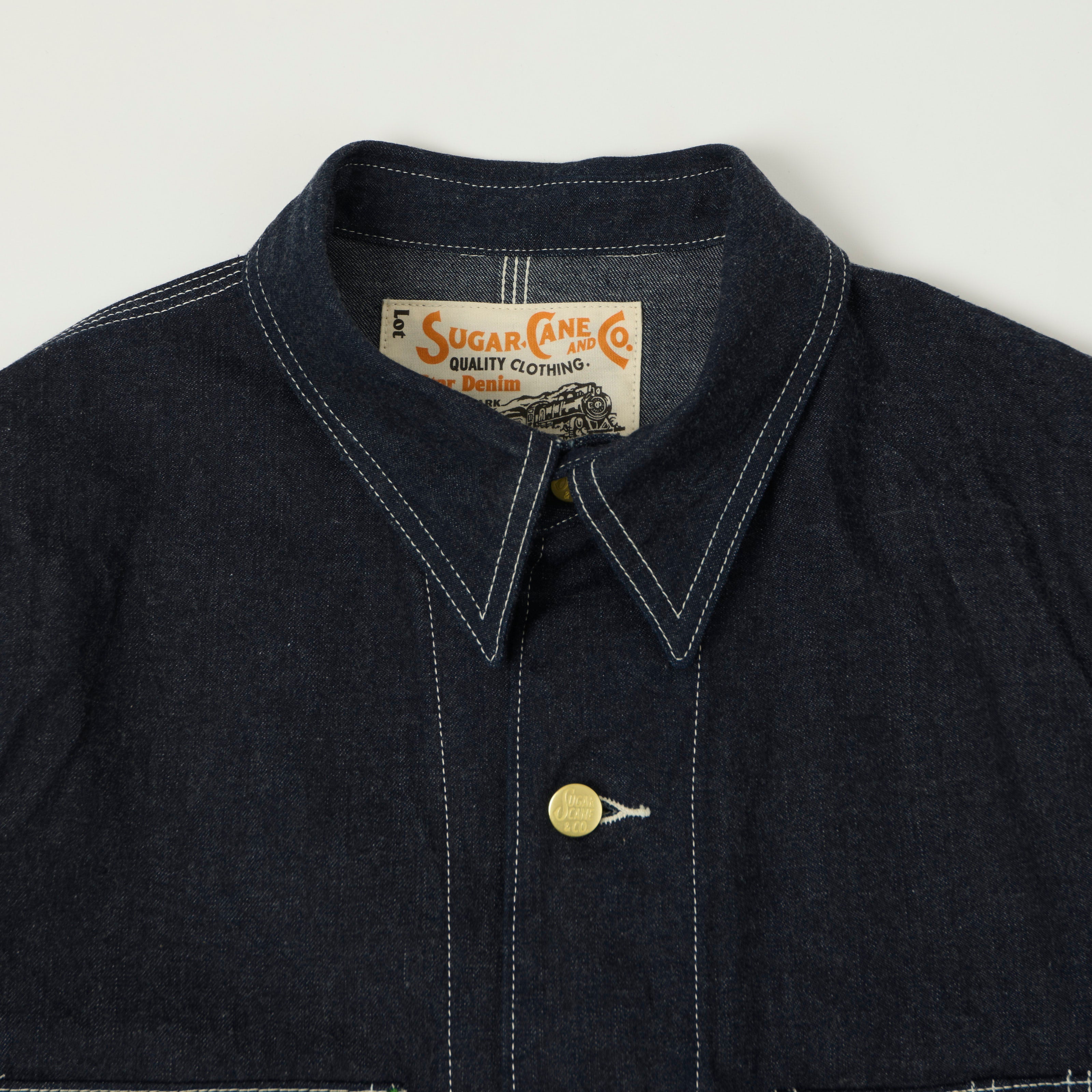 RRL Cotton-Linen Denim Engineer Jacket - Mid Wash – SON OF A STAG