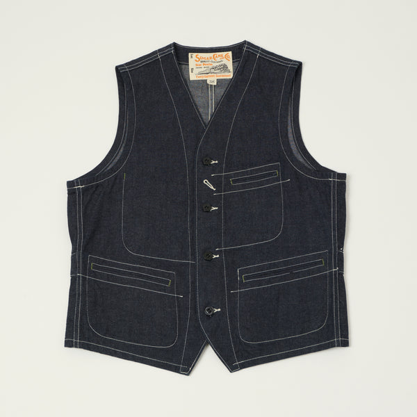 Sugar Cane 11oz Denim Work Vest - One Wash – SON OF A STAG