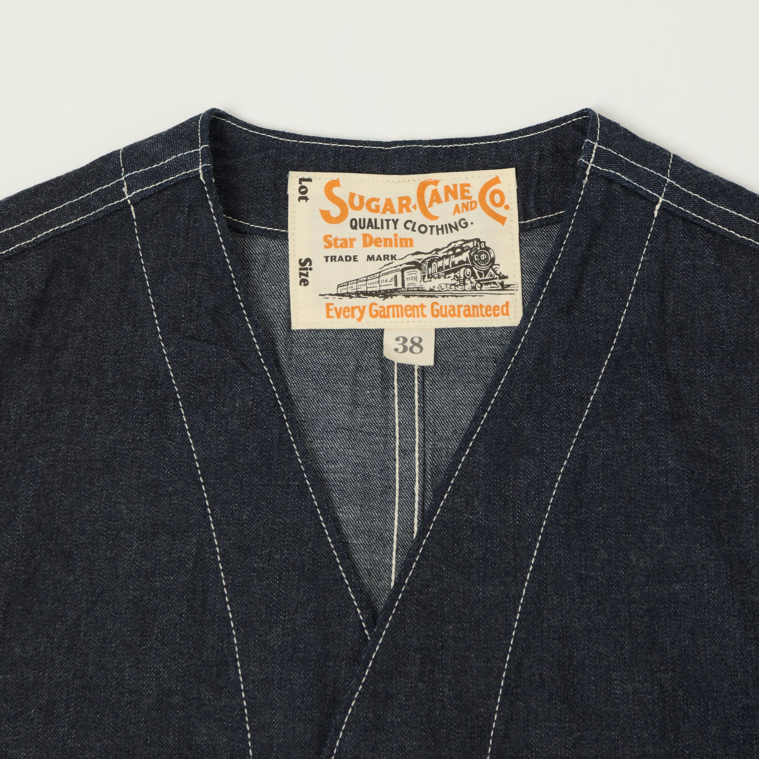 Sugar Cane 11oz Denim Work Vest - One Wash – SON OF A STAG