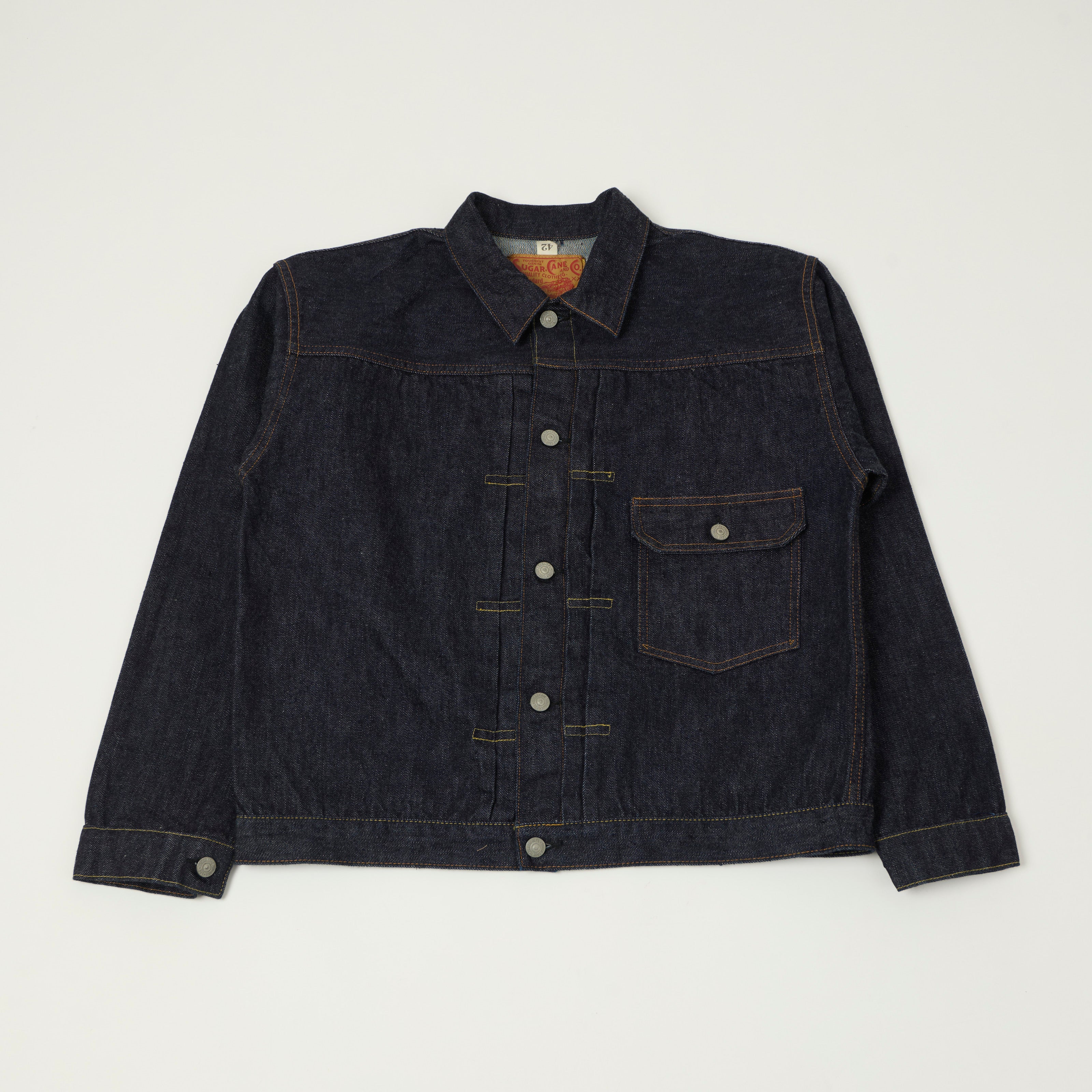 Sugar Cane 1936 Model 13.5oz Type I Jacket - One Wash