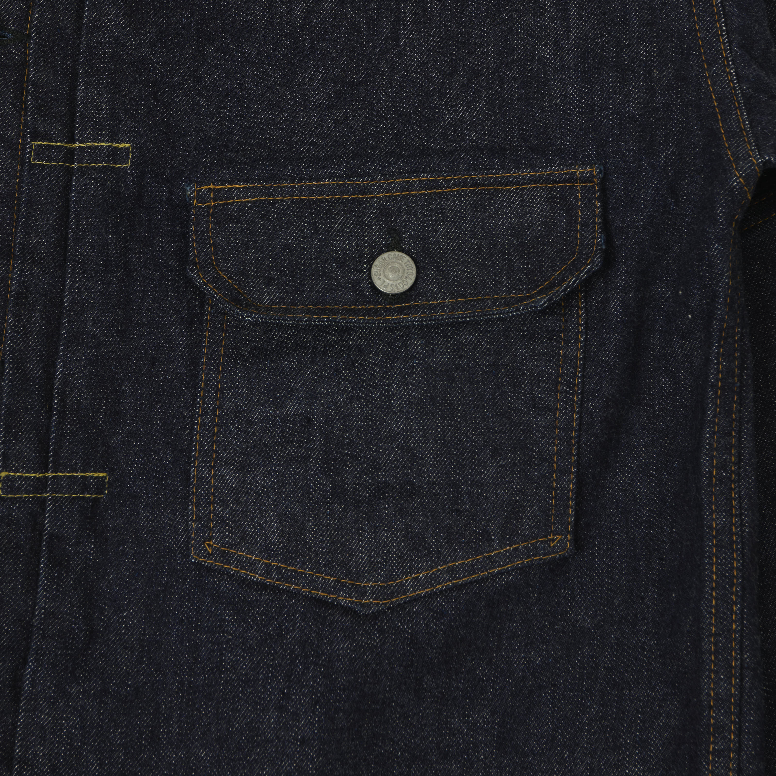 Sugar Cane 1936 Model 13.5oz 'T-Back' Type I Jacket - One Wash