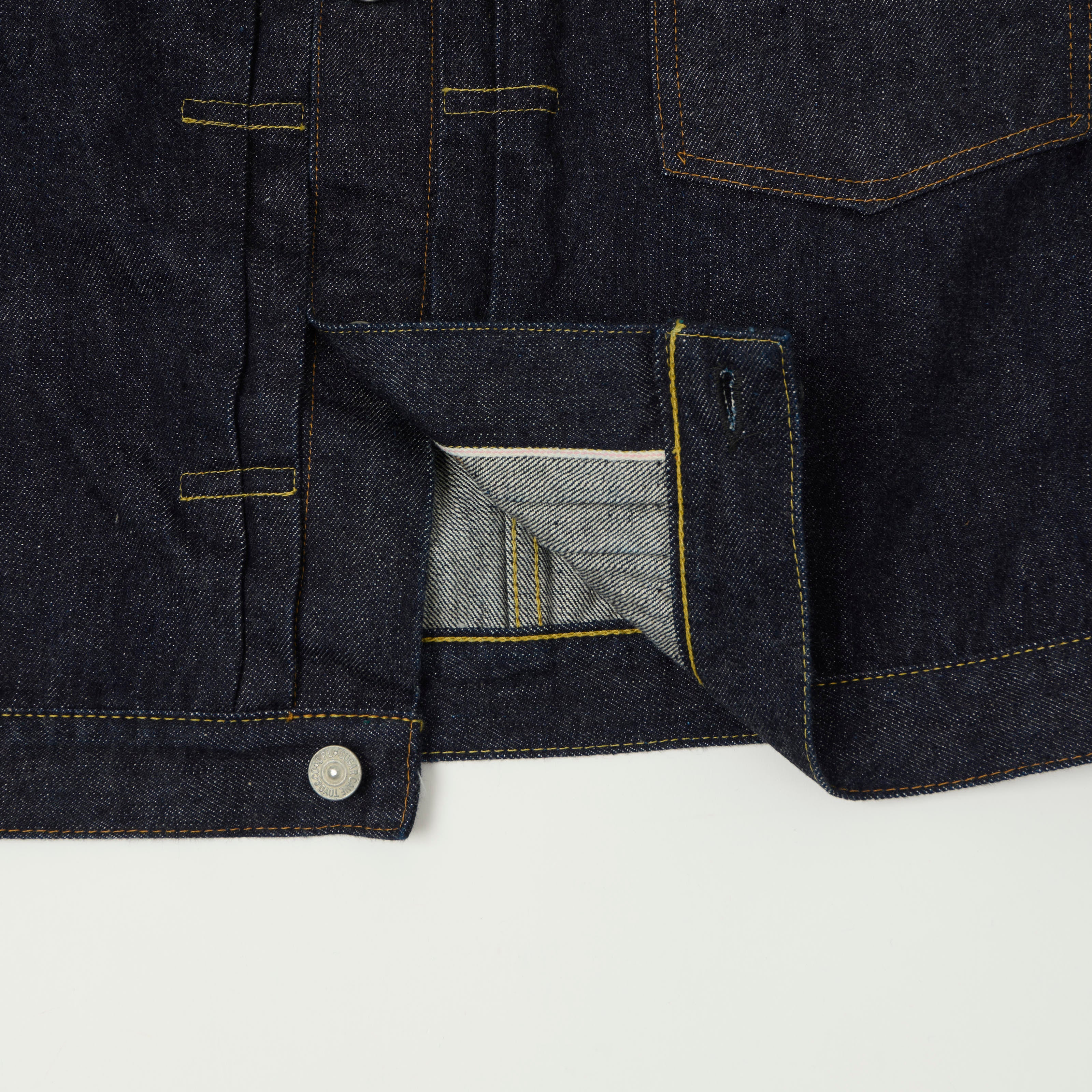 Sugar Cane 1936 Model 13.5oz 'T-Back' Type I Jacket - One Wash