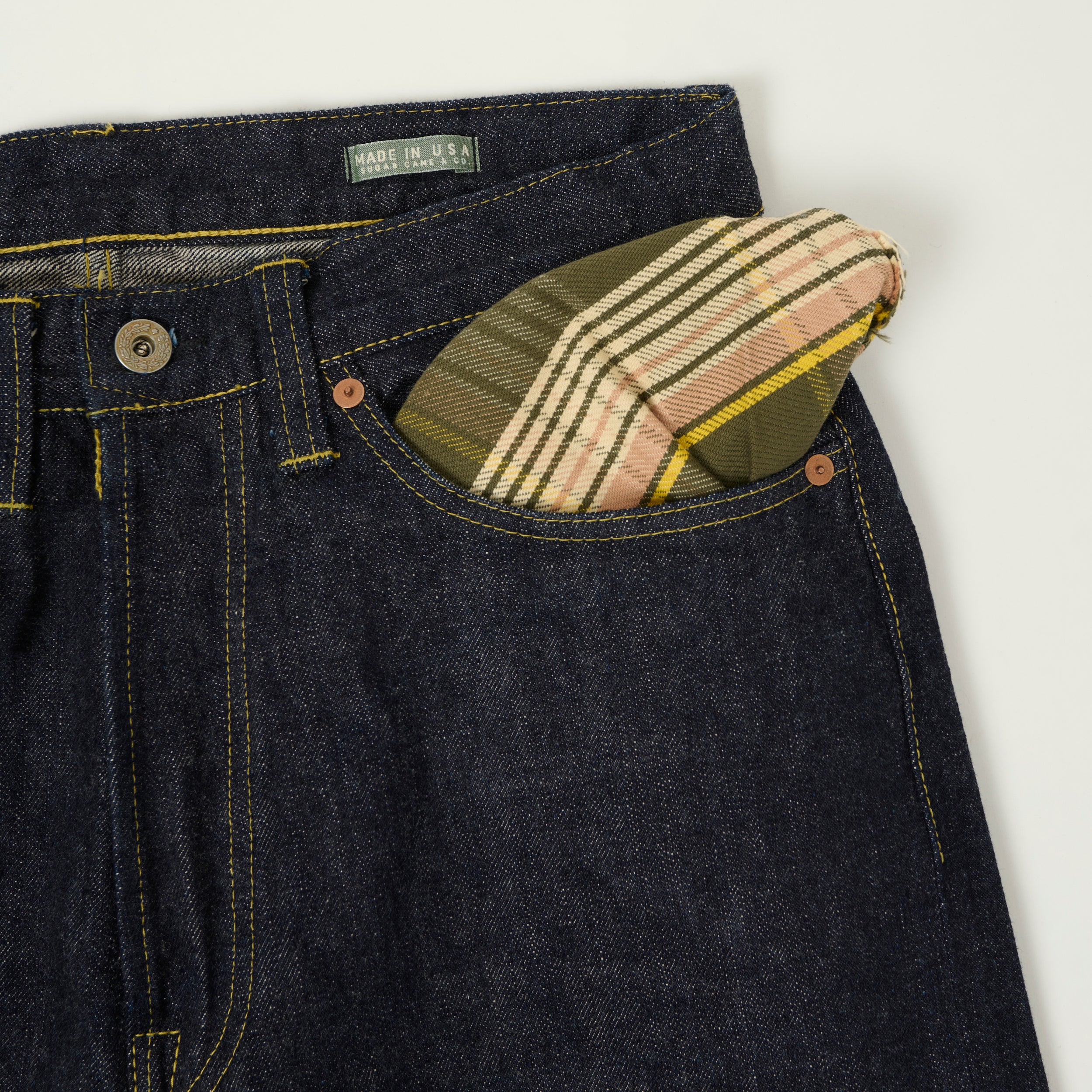 Sugar Cane '1940's Special' 13.5oz Super Collectables Straight Leg Jean - One Wash