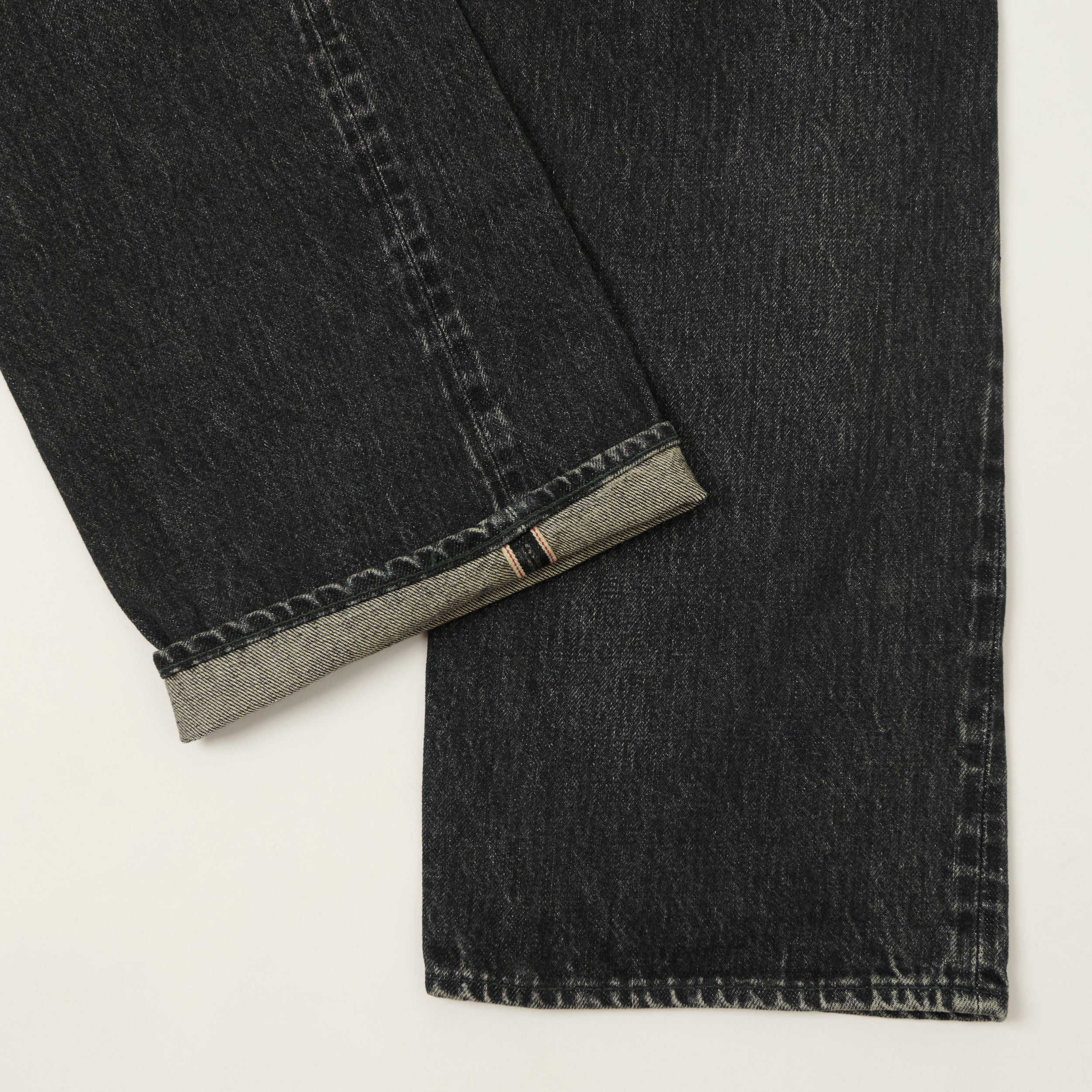 Sugar Cane 1947 Model 14.25oz Regular Straight Jean - Black Hard Wash