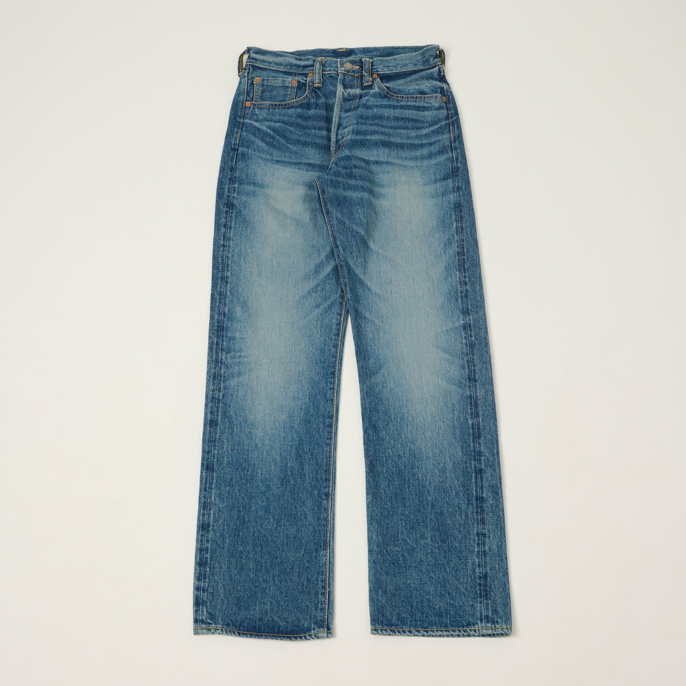 Sugar Cane 1947 Model 14.25oz Regular Straight Jean - Aged Wash