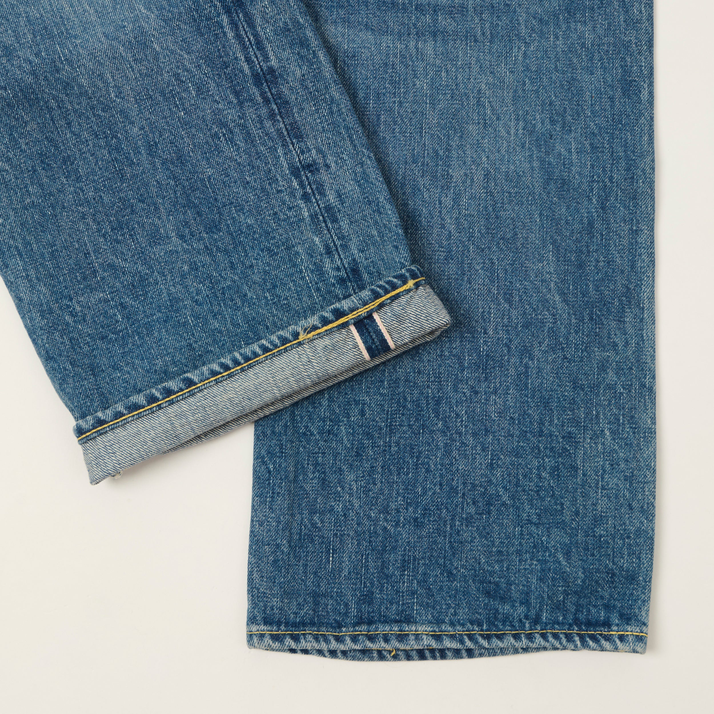 Sugar Cane 1947 Model 14.25oz Regular Straight Jean - Aged Wash