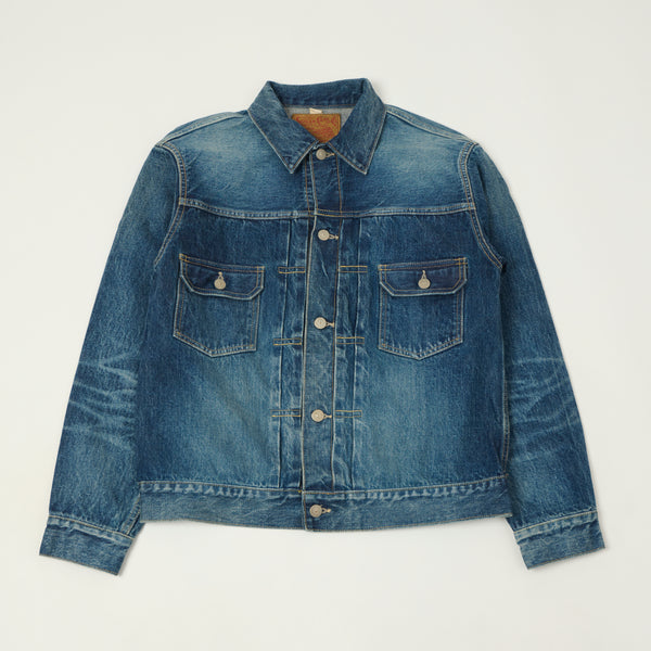 Sugar Cane 1953 Model 14.25oz Type II Denim Jacket - Used Wash