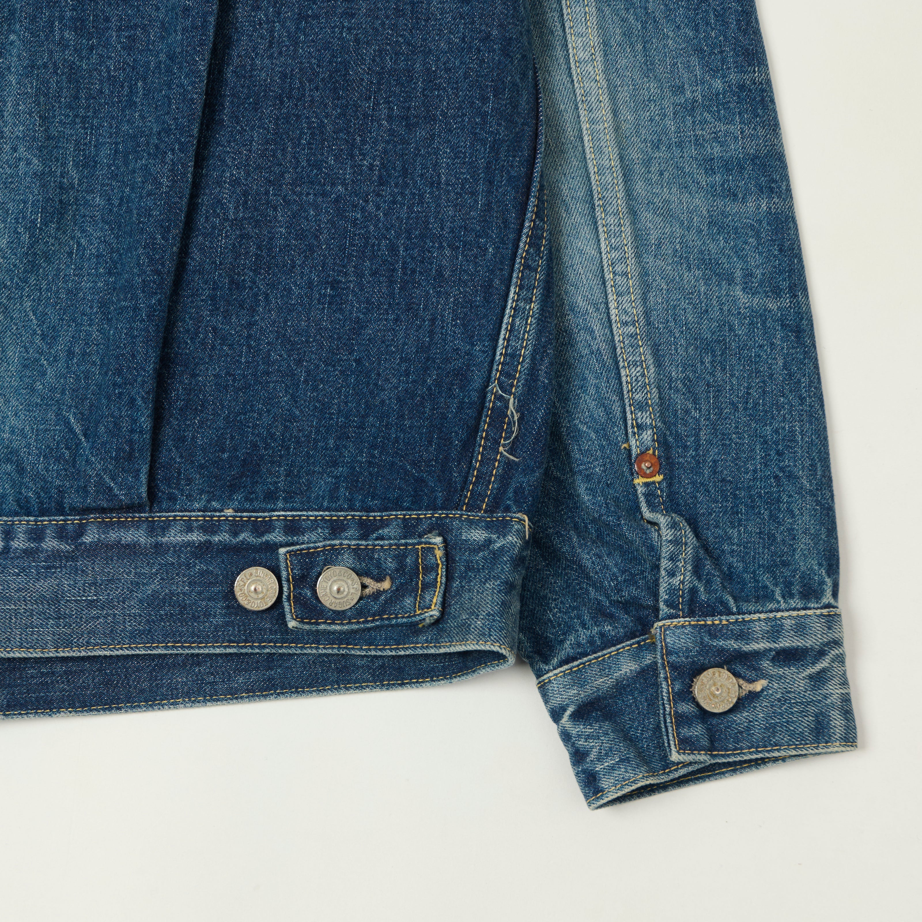 Sugar Cane 1953 Model 14.25oz Type II Denim Jacket - Used Wash