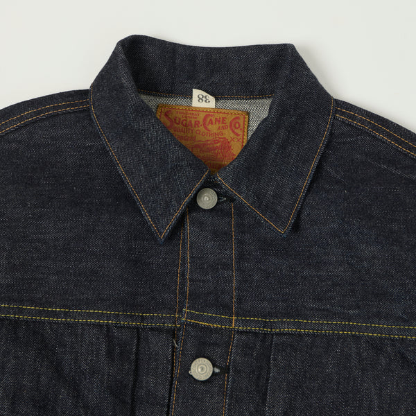 Sugar Cane 1953 Model 14.25oz Type II Denim Jacket - One Wash