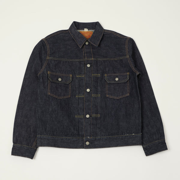 ジャケット・アウター sugar cane 1953 2nd type Sugar Cane 1953 Model 14.25oz Type II Denim Jacket - One Wash