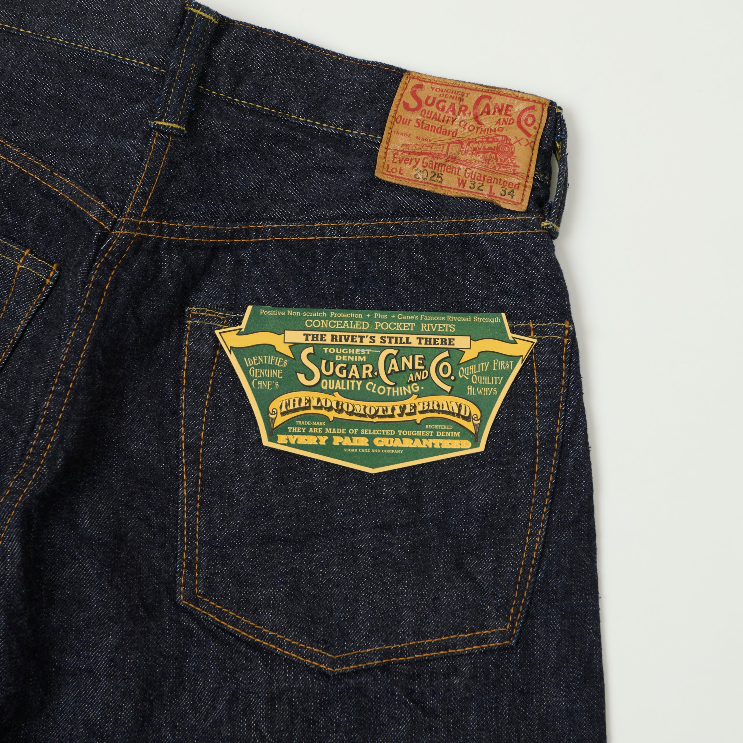Sugar Cane 2025 Model 13oz Wide Straight Jean - One Wash – SON OF