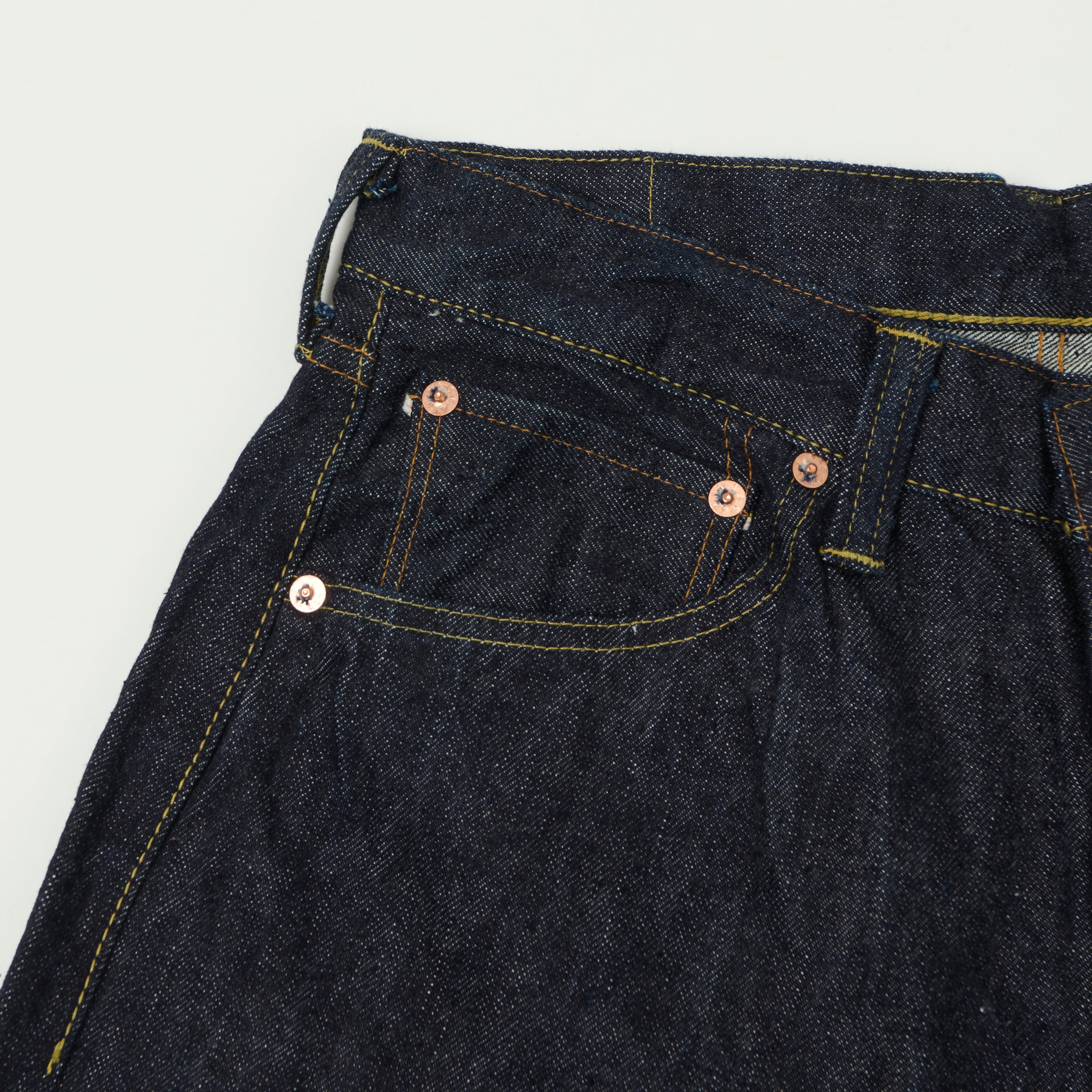 Sugar Cane 2025 Model 13oz Wide Straight Jean - One Wash