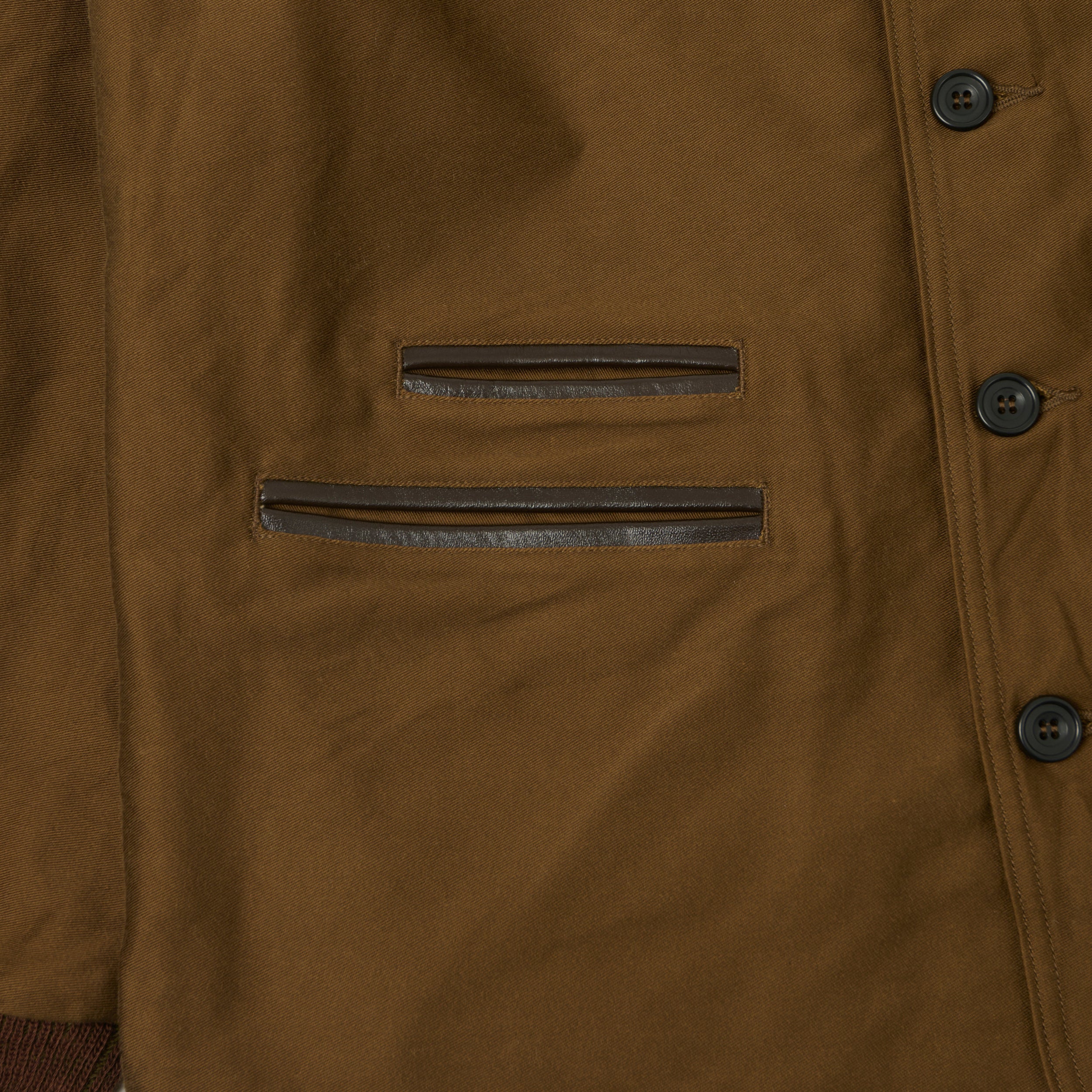 Sugar Cane Blanket Lined Moleskin Work Jacket - Brown