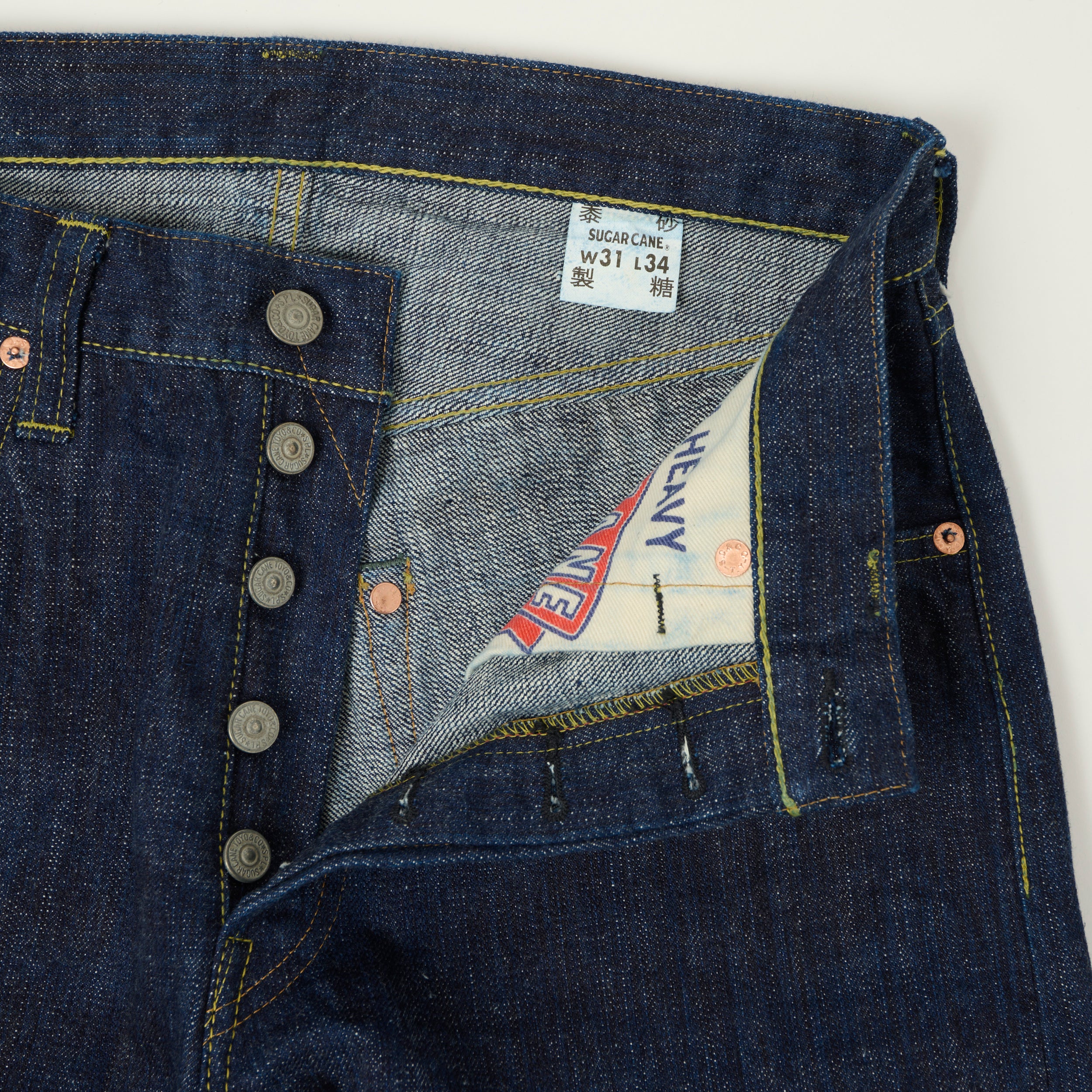 Sugar Cane 'Hawaii' 14oz Straight Leg Jeans - One Wash – SON OF A STAG