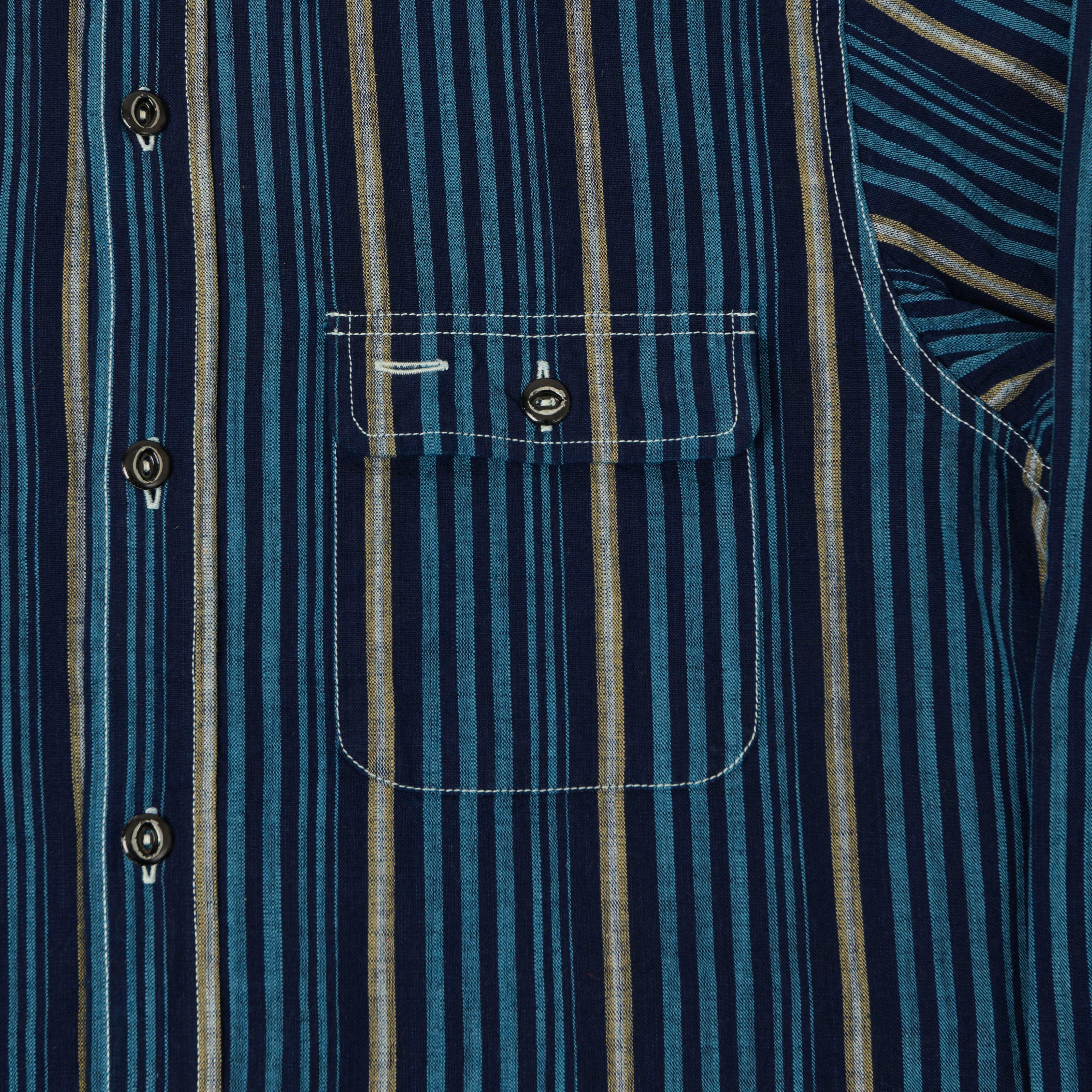 Sugar Cane Indigo Stripe Work Shirt - Navy – SON OF A STAG Sugar Cane Indigo Stripe Work Shirt - Navy – SON OF A STAG