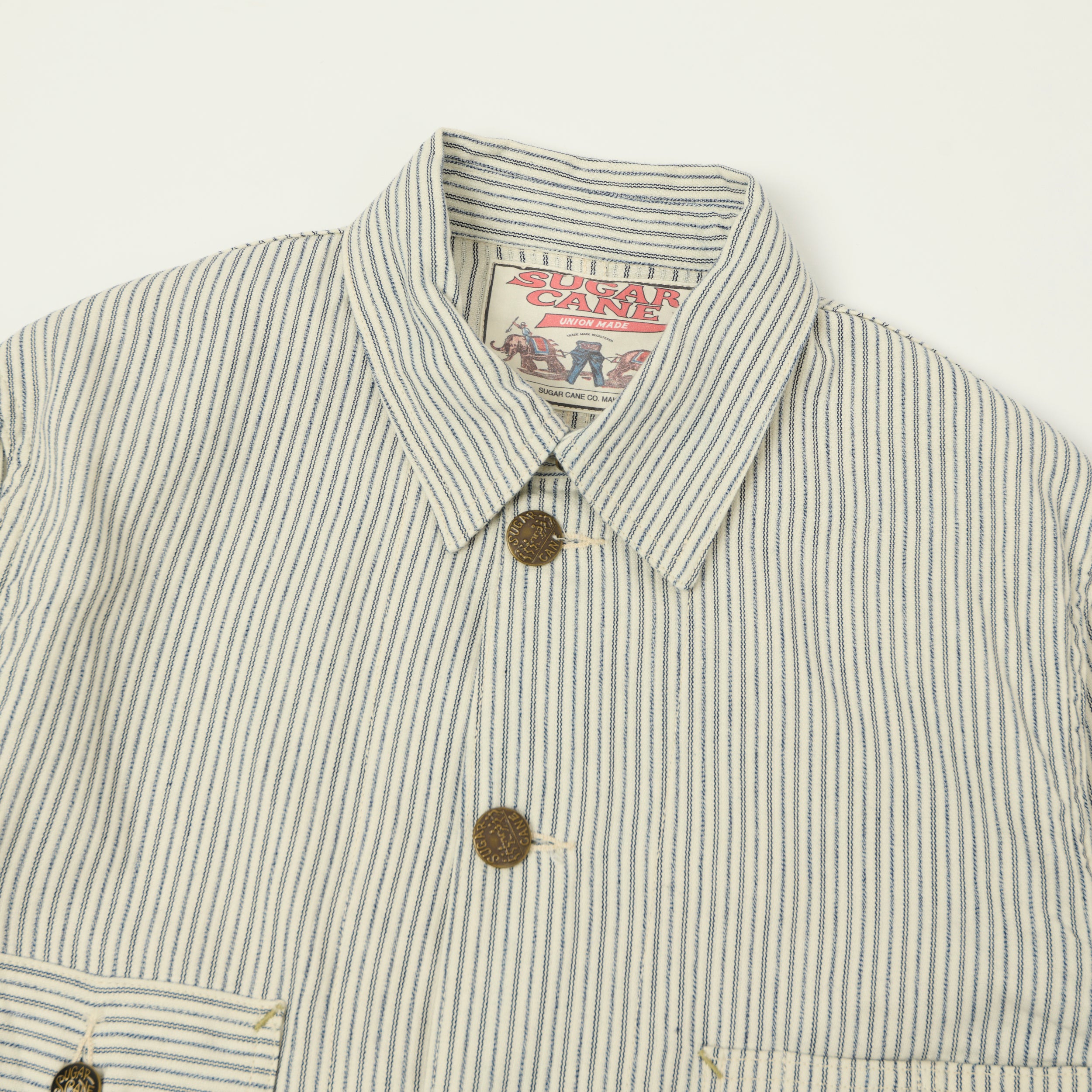 SUGAR CANE STRIPE ＆ CHECK L/S WORK SHIRT SUGAR CANE STRIPE ＆ CHECK L/S WORK SHIRT Sugar Cane's Twill Check