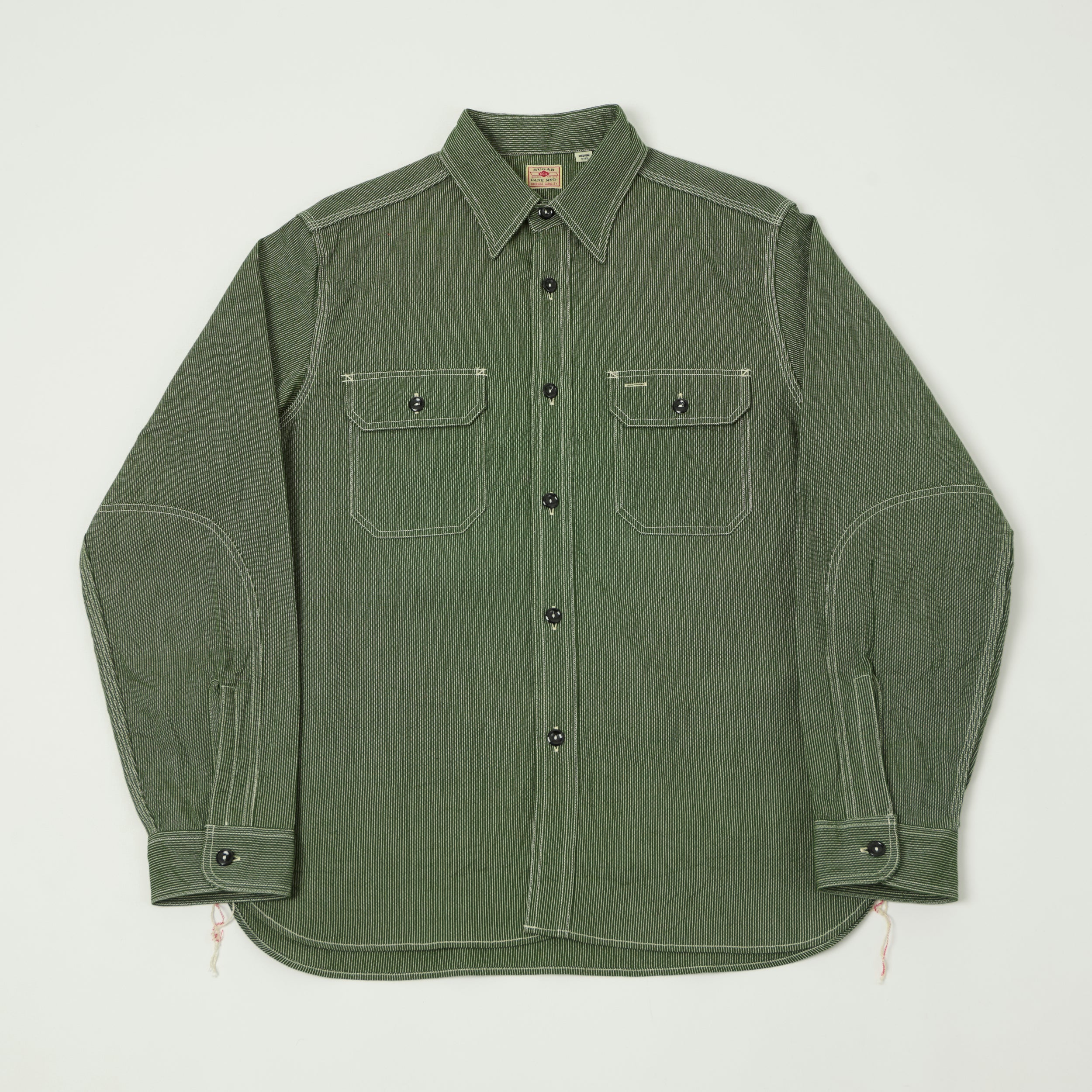 美品 Buzz Rickson’s USN ミリタリーシャツ カーキ Lサイズ Buzz Rickson's U.S. Navy N-3 Utility Work Shirt - Olive – SON OF A