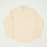 Sugar Cane Chambray Work Shirt - White