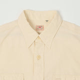 Sugar Cane Chambray Work Shirt - White