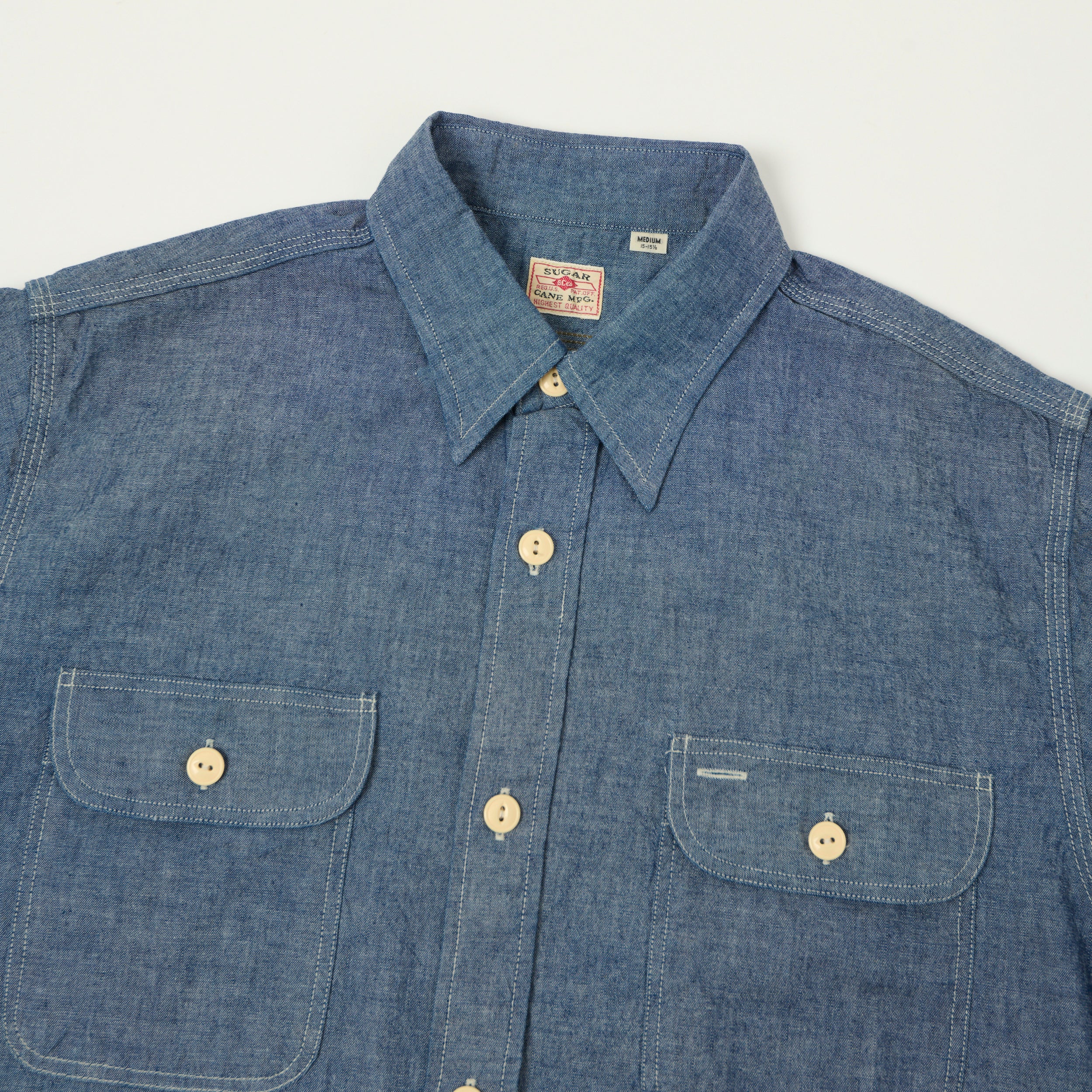 Sugar Cane Hickory Stripe Work Shirt - Black – SON OF A STAG