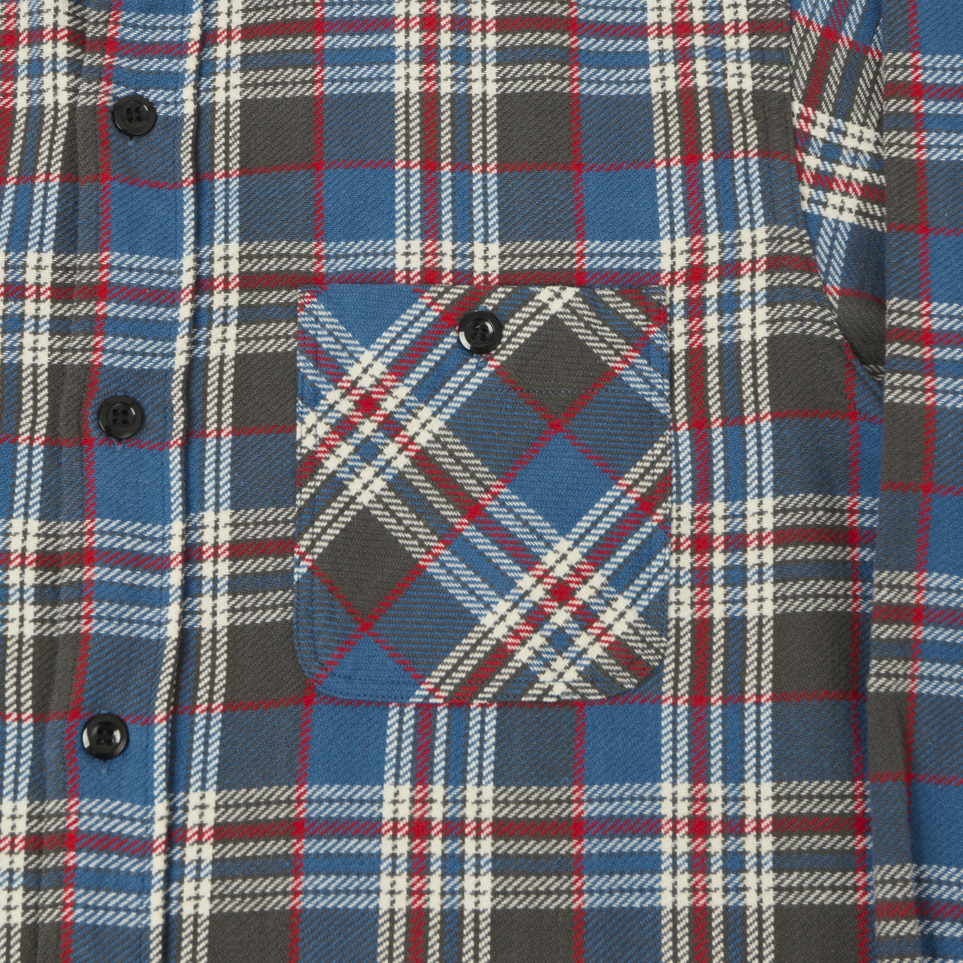 Sugar Cane Twill Check Work Shirt - Blue – SON OF A STAG