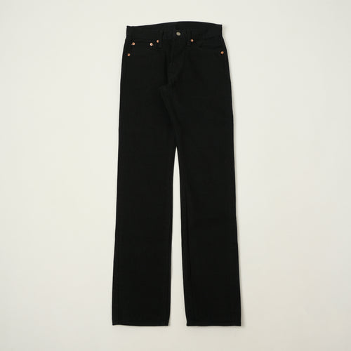 Sugar Cane 'Type III Model' 13oz Slim Straight Jeans - Black