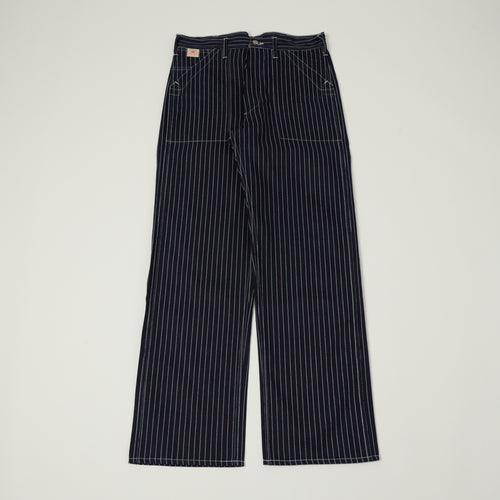 Sugar Cane 9oz Wabash Stripe Engineer Pants - Indigo