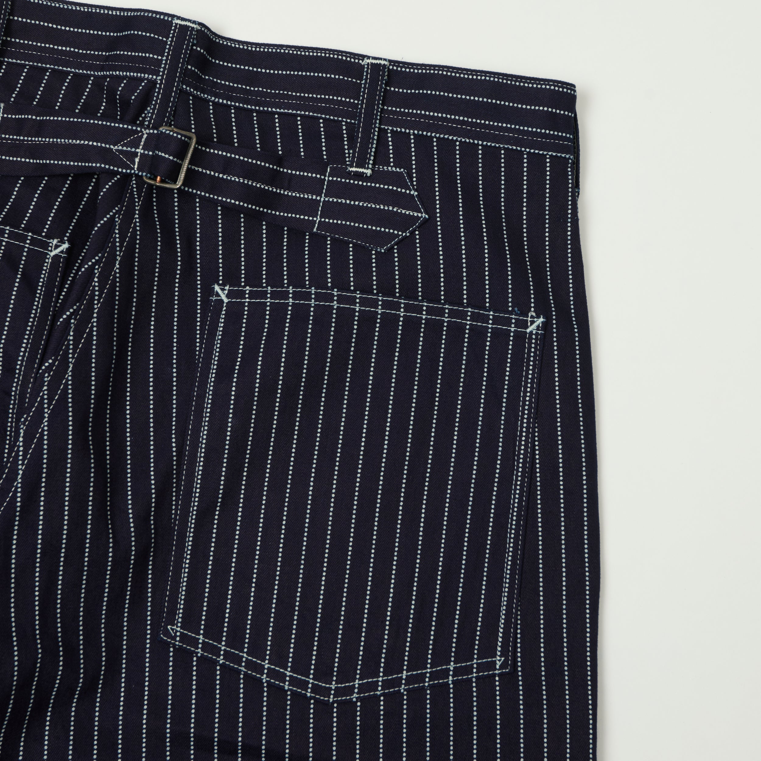 SUGAR CANE 9oz. WABASH トラウザーズパンツ　30 Sugar Cane 9oz Wabash Stripe Engineer Pants - Indigo – SON OF A STAG
