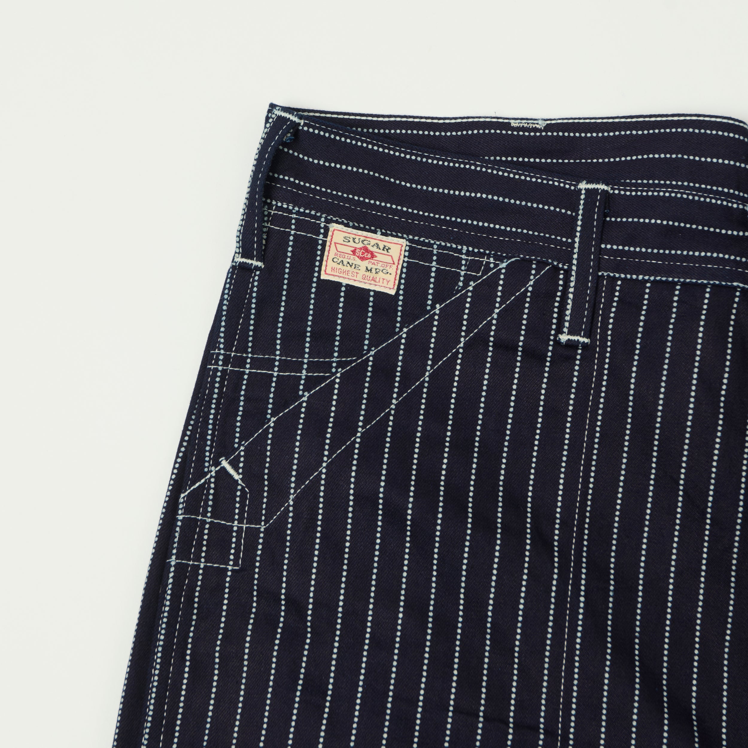 パンツ SUGAR CANE 9oz. WABASH STRIPE ENGINEER P Sugar Cane 9oz Wabash Stripe Engineer Pants - Indigo – SON OF A STAG