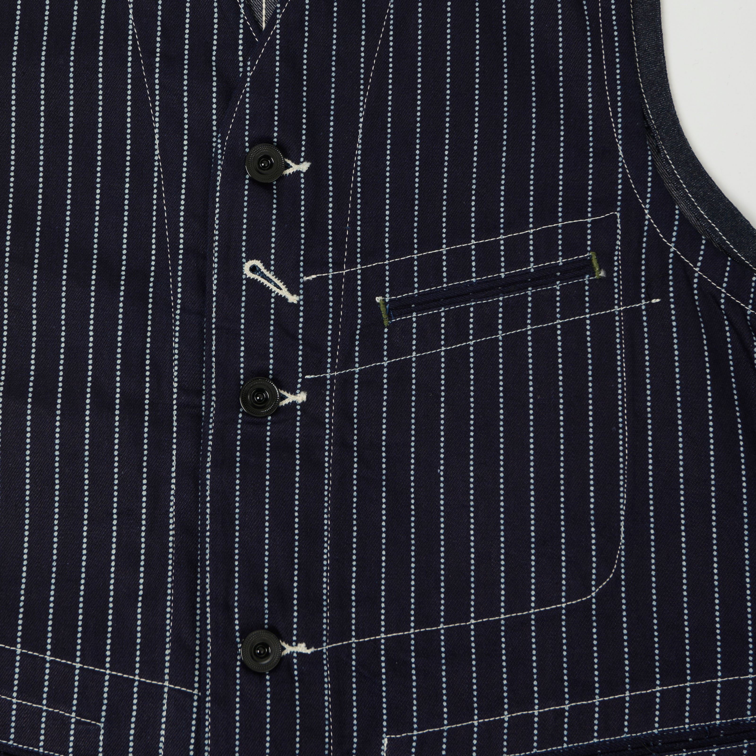 Sugar Cane Wabash Engineers Vest - Indigo – SON OF A STAG