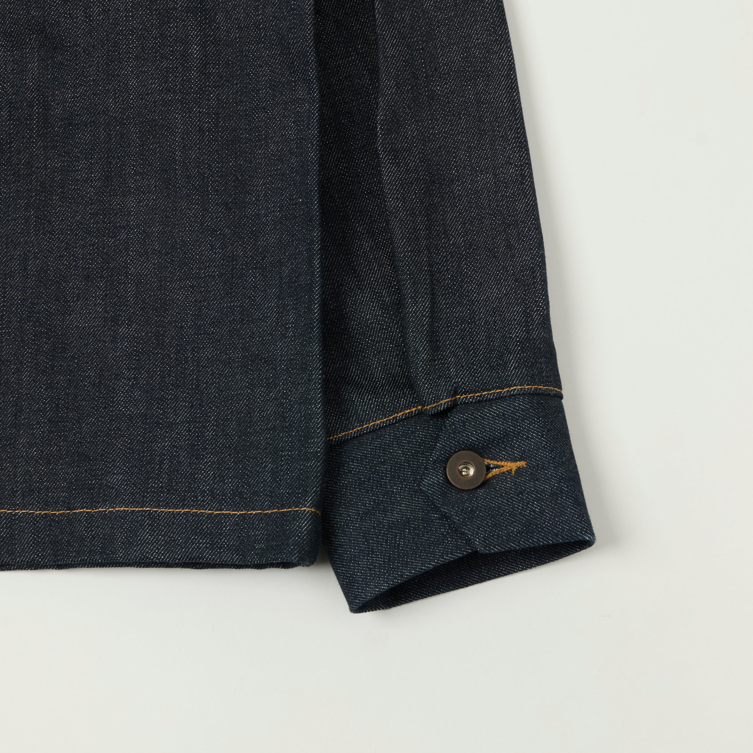 Tellason 12.5oz Kaihara Mills Denim Chore Jacket - Raw