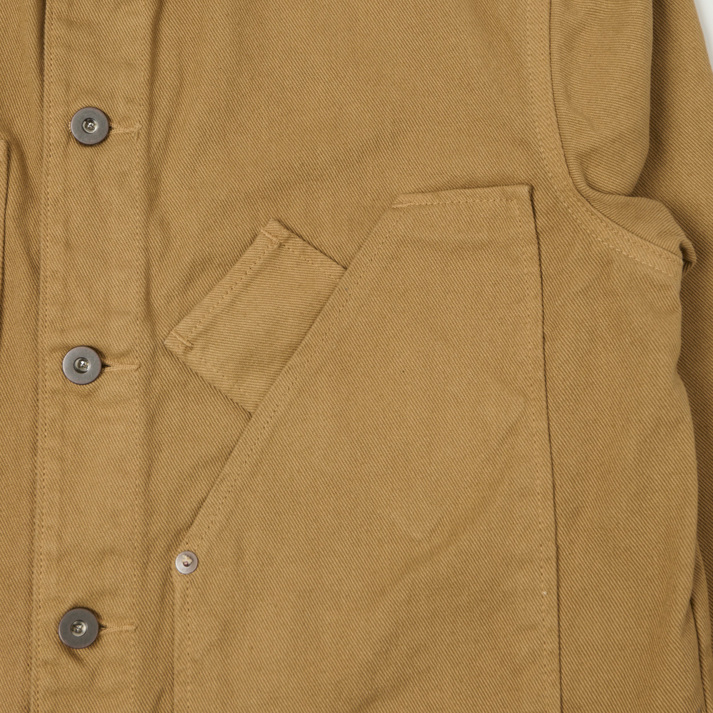 Tellason 13oz Denim Chore Jacket - British Tan