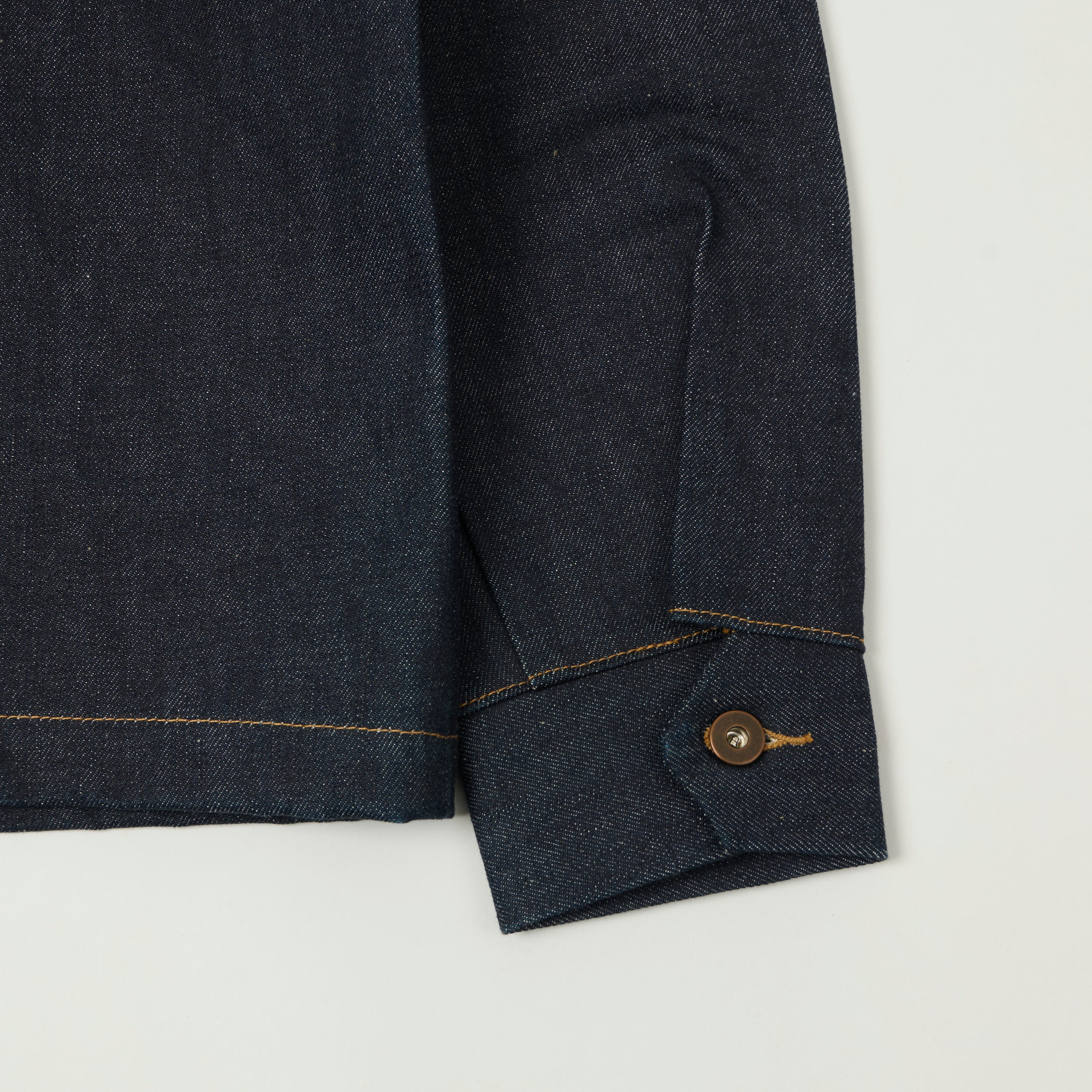 Tellason 16.5oz Kaihara Mills Denim Chore Jacket - Raw