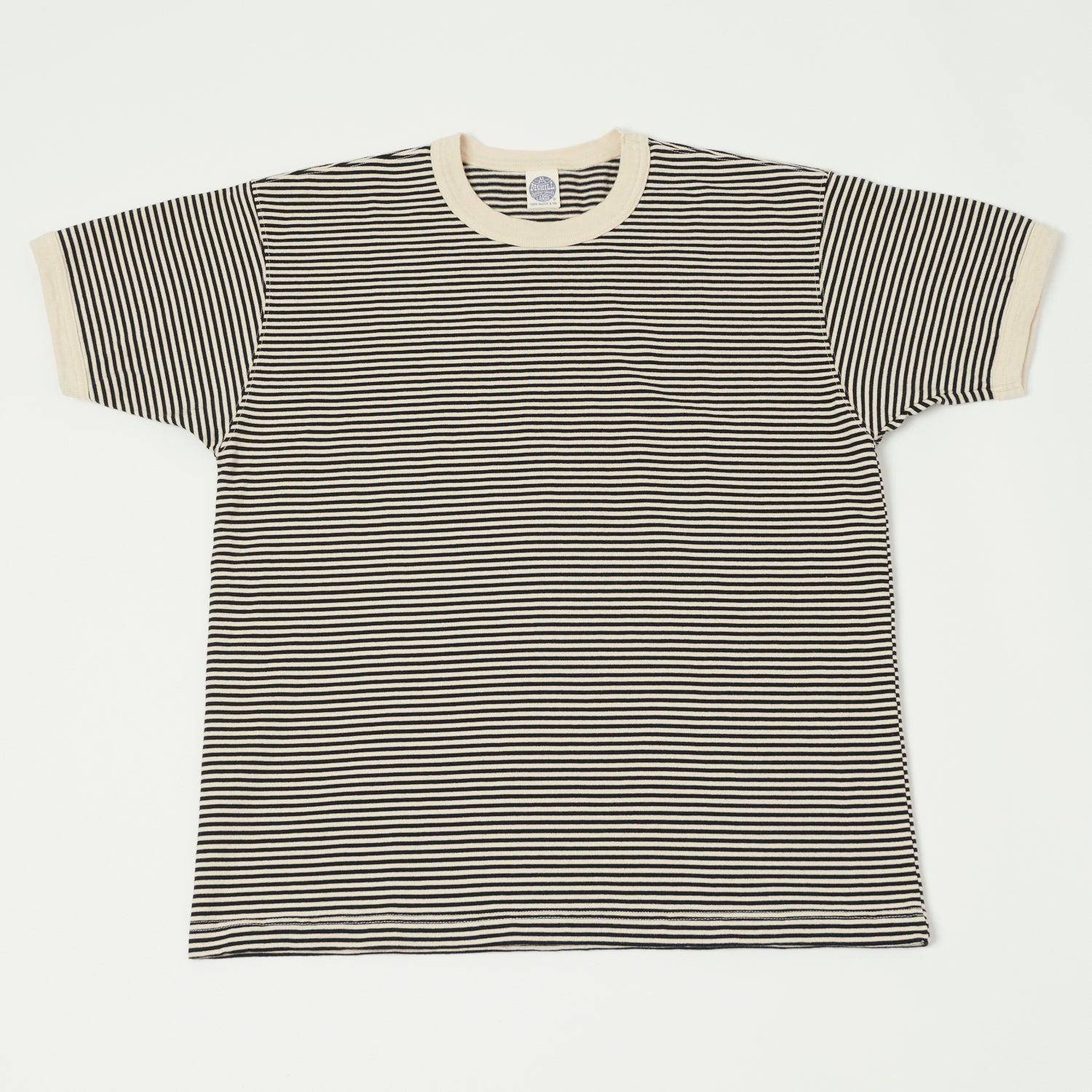 TOYS McCOY 'The Great American Hero' Stripe T-Shirt - Ivory/Black