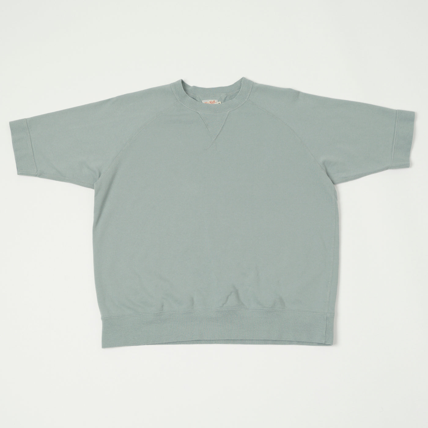 TOYS McCOY Short Sleeve Military Sweatshirt - Saxe Grey