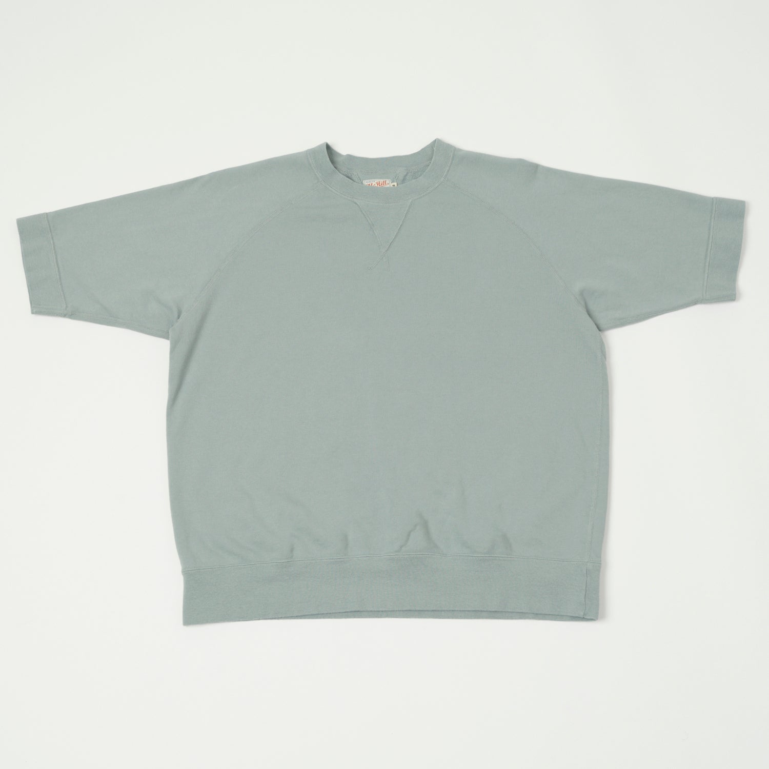 TOYS McCOY Short Sleeve Military Sweatshirt - Saxe Grey