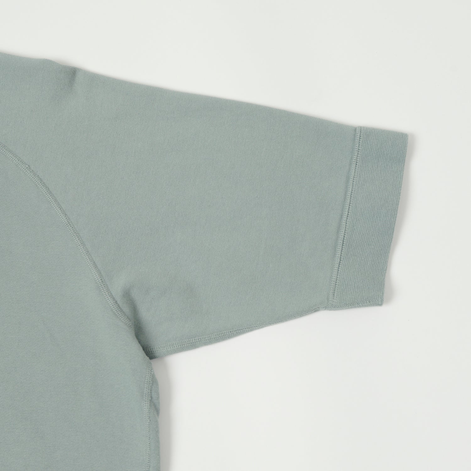 TOYS McCOY Short Sleeve Military Sweatshirt - Saxe Grey