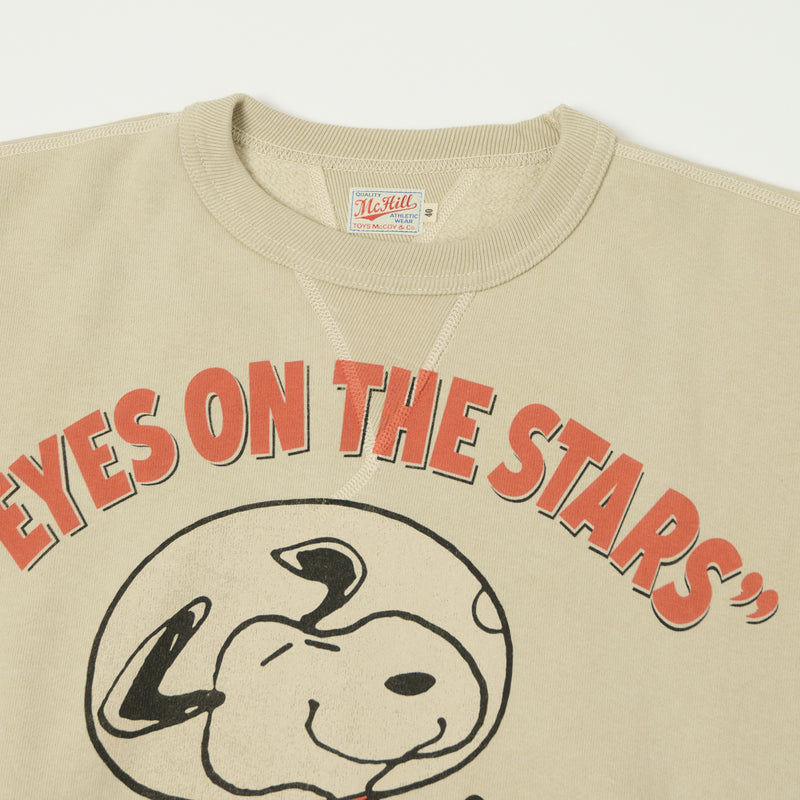 TOYS McCOY "Eyes on the Stars" Print Sweatshirt - Sand