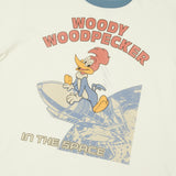 TOYS McCOY Woody Woodpecker 'In Space' Ringer Tee - White