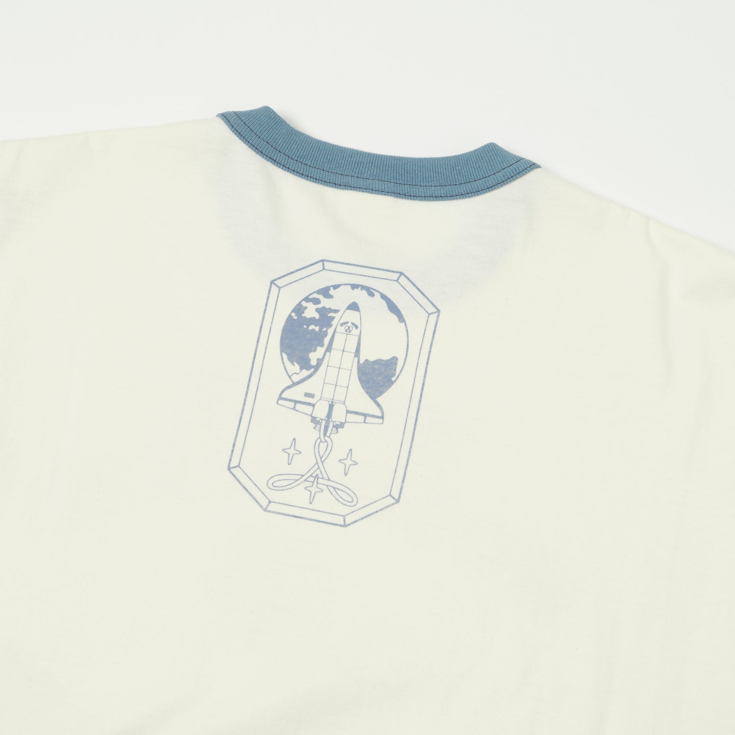 TOYS McCOY Woody Woodpecker 'In Space' Ringer Tee - White